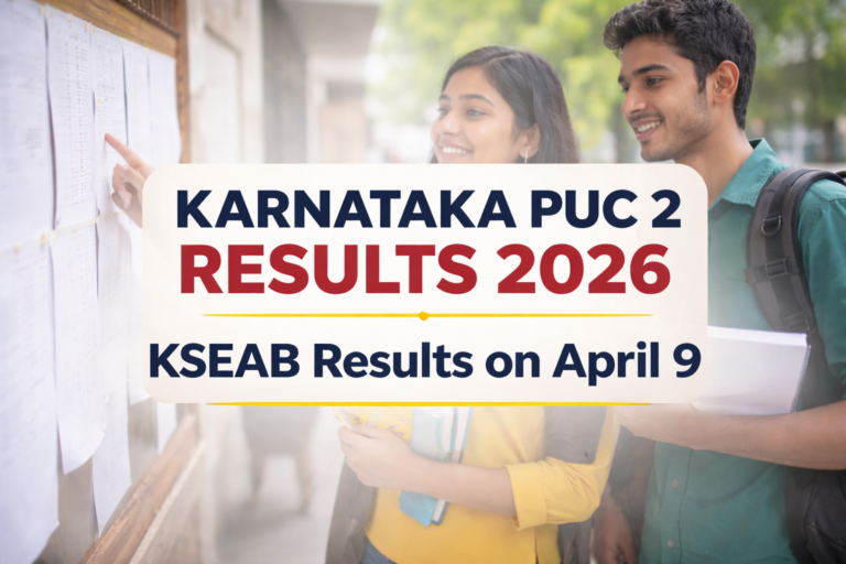Karnataka PUC 2 Result 2026: KSEAB Results on April 9 | FindMyCollege