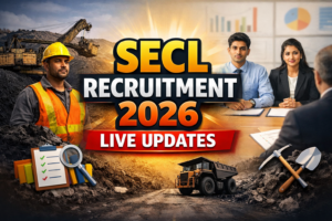 SECL Recruitment 2026 Live Updates