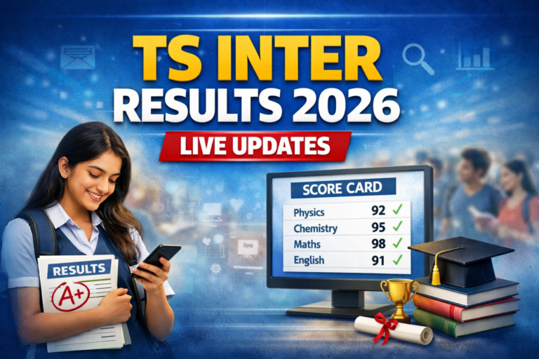 TS Inter Results 2026 LIVE Updates