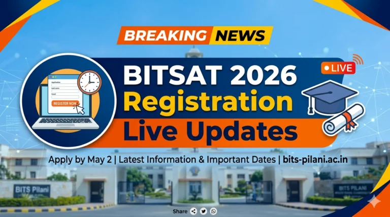 BITSAT 2026 Registration