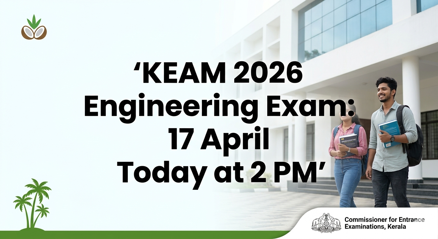 KEAM 2026 Engineering Exam LIVE