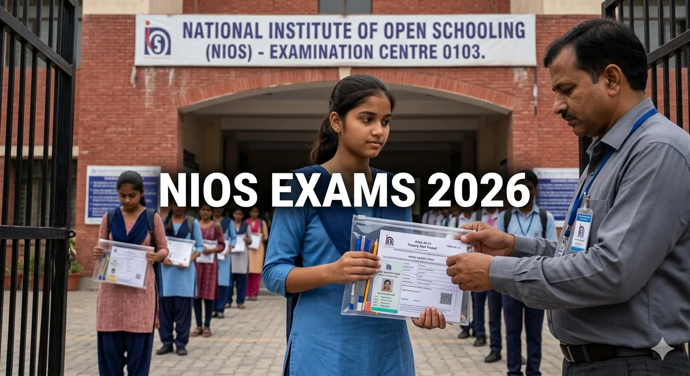 NIOS April 2026 Exams Begin
