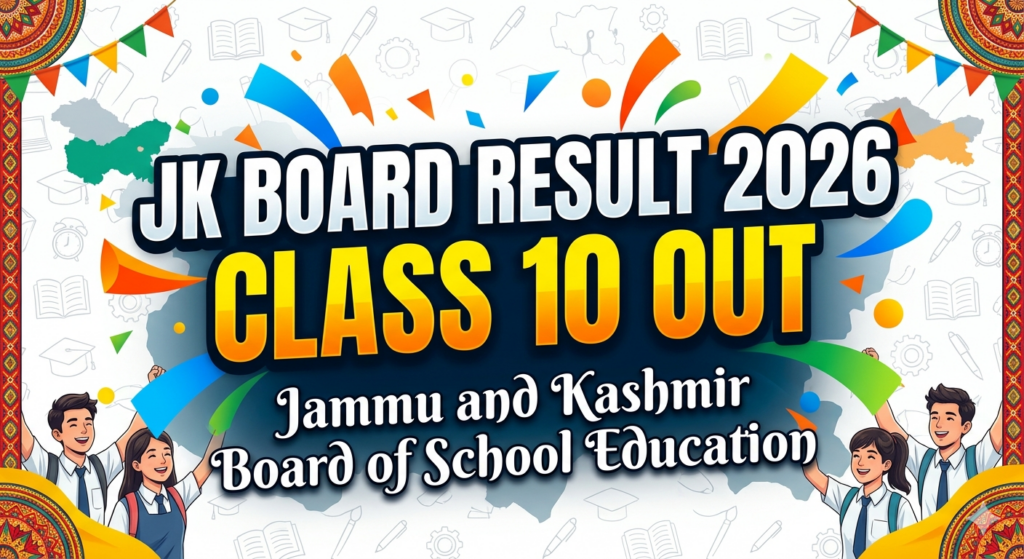 JK Board Result 2026 Class 10 OUT