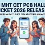 MHT CET PCB Hall Ticket 2026 Released