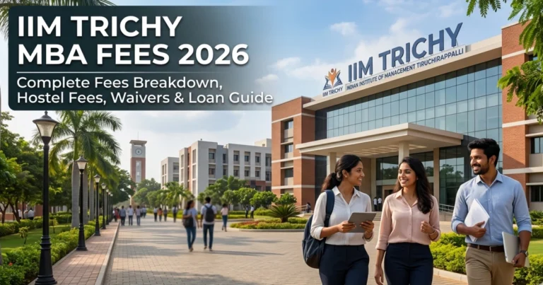 IIM Trichy MBA Fees