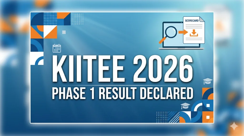 KIITEE 2026 Phase 1 Results Declared