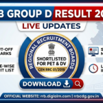 RRB Group D Result 2026 Live Updates: Merit List and Cut-Off Soon