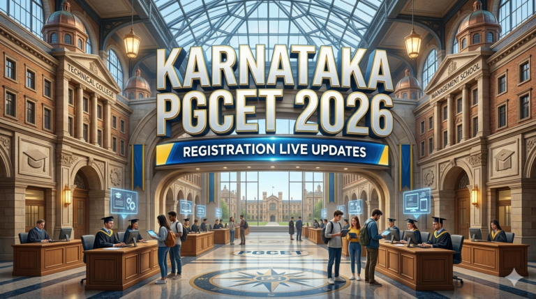 Karnataka PGCET 2026 Registration Live Updates