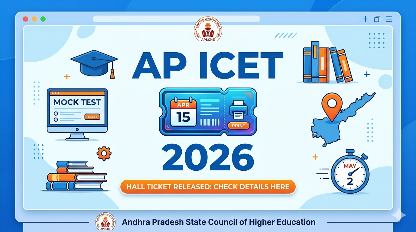 AP ICET Hall Ticket 2026 Releasing on April 15