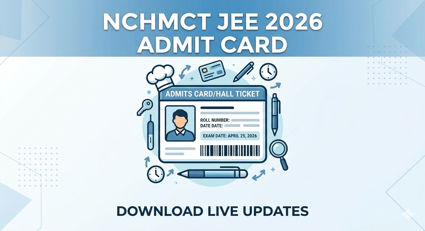 NCHMCT JEE 2026 Admit Card Live Updates