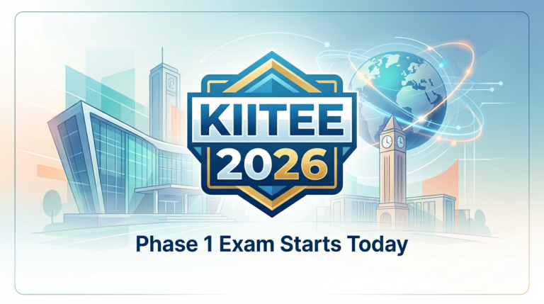 KIITEE 2026 Phase 1 Exam Starts Today
