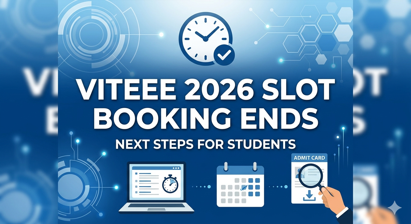 VITEEE Slot Booking 2026 Process Ends