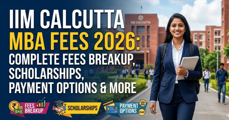 IIM Calcutta MBA fees
