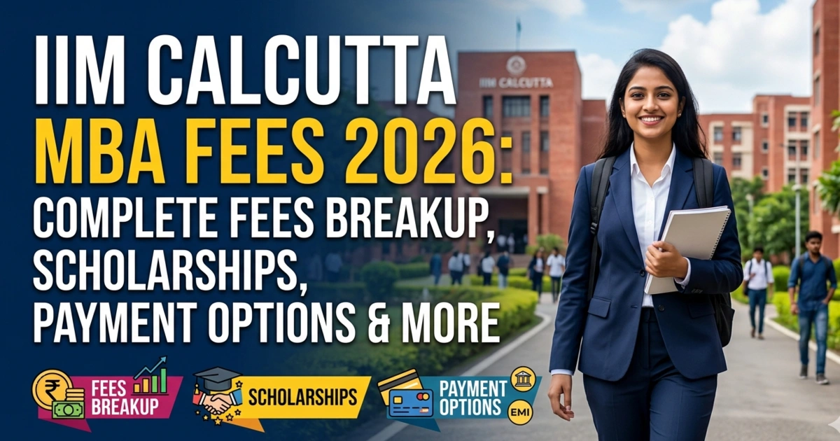 IIM Calcutta MBA fees