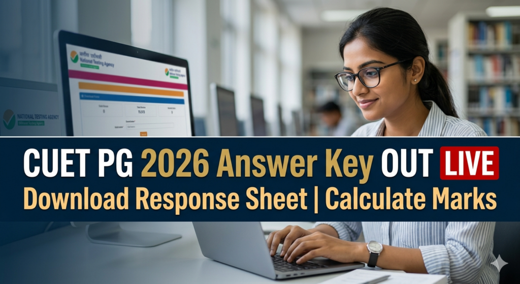 CUET PG 2026 Answer Key OUT Live: Download Response Sheet, Calculate ...