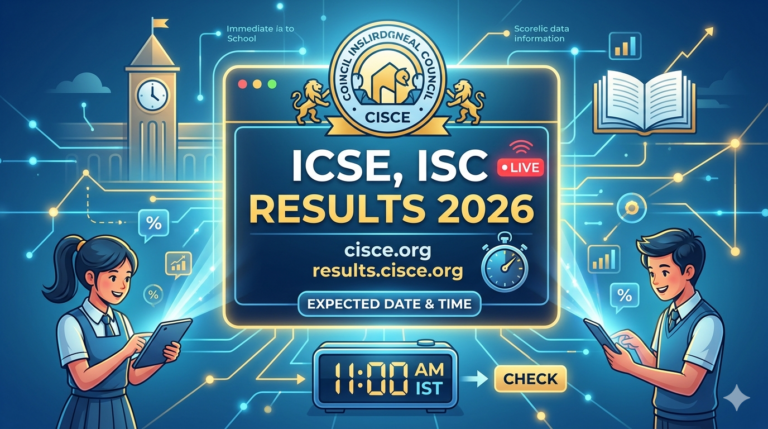 ICSE, ISC Results 2026 LIVE Updates
