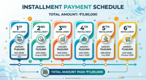 IIM Vizag Payment Schedule