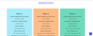 IIM Kozhikode EPGP Important Dates