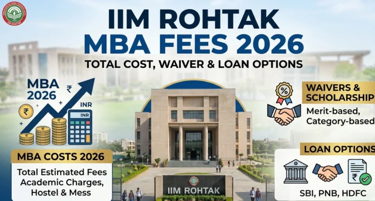 IIM Rohtak MBA Fees 2026