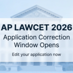 AP LAWCET 2026 Application Correction Window Opens; Edit Your Forms Now at cets.apsche.ap.gov.in