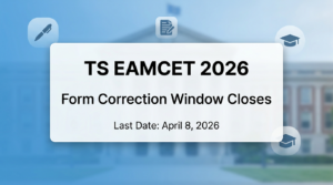 TS EAMCET 2026: Form Correction Window Closes; Last Chance to Apply with Late Fee till May 2