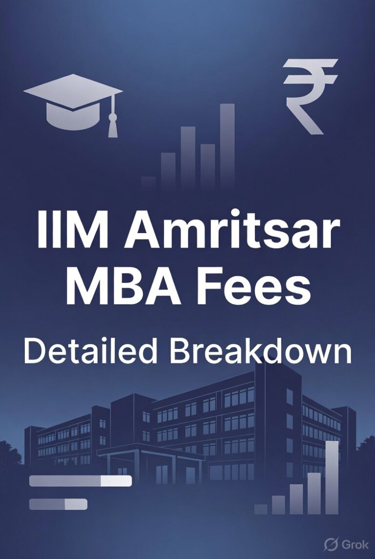 IIM Amritsar Fee