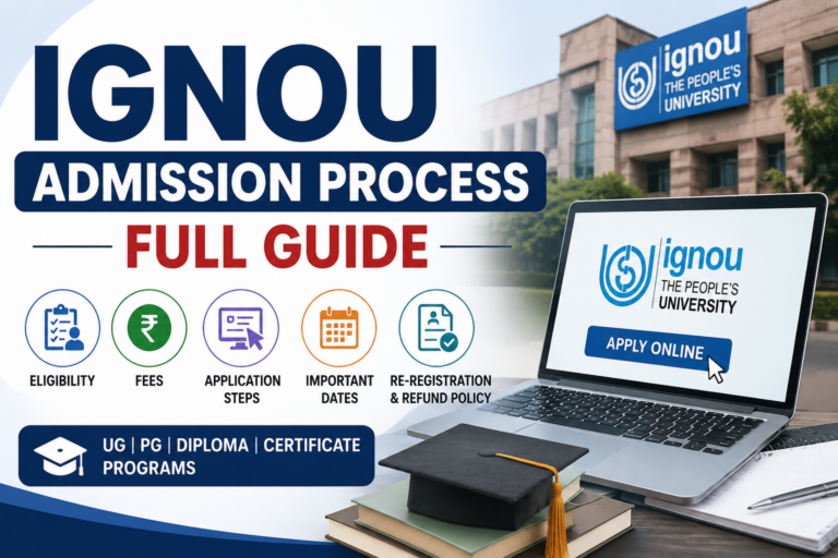 IGNOU Admission Process