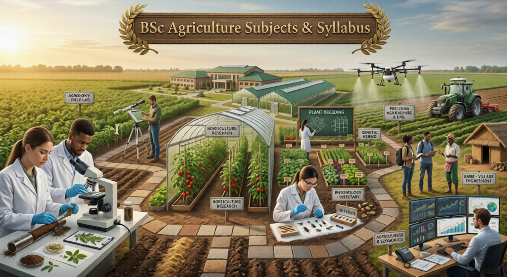 BSc Agriculture Subjects & Syllabus 2026: Semester-wise Breakdown