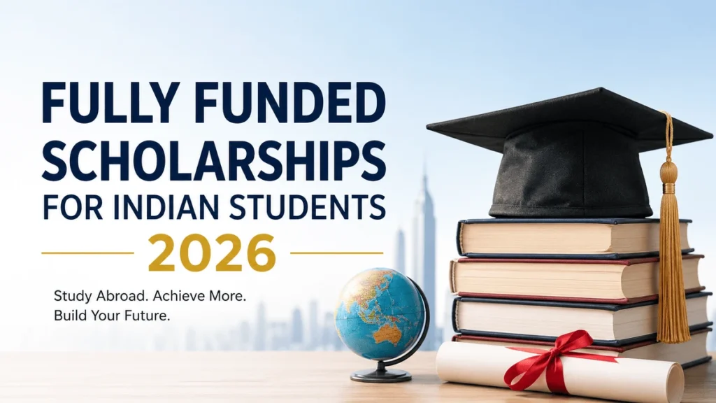 Fully Funded Scholarships for Indian Students 2026: Eligibility, Benefits & Application Guide