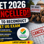 NEET 2026 Exam Cancelled! NTA to Reconduct NEET UG Exam; Check Details