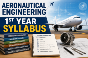 Aeronautical Engineering 1st Year Syllabus: Core Subjects & Curriculum 2026