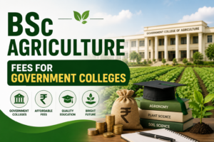 BSc Agriculture Government College Fees 2026: Structure, Range & Top Institutes