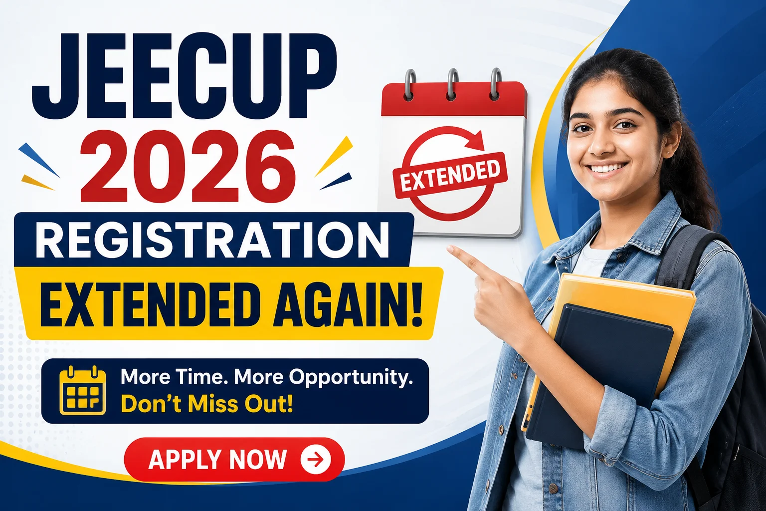JEECUP 2026 Registration Extended Again
