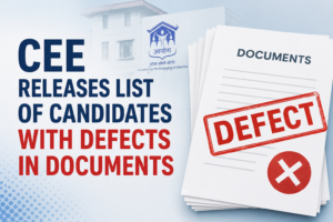 KEAM 2026: CEE Releases List of Candidates With Defects in Documents; Correction Open till May 25