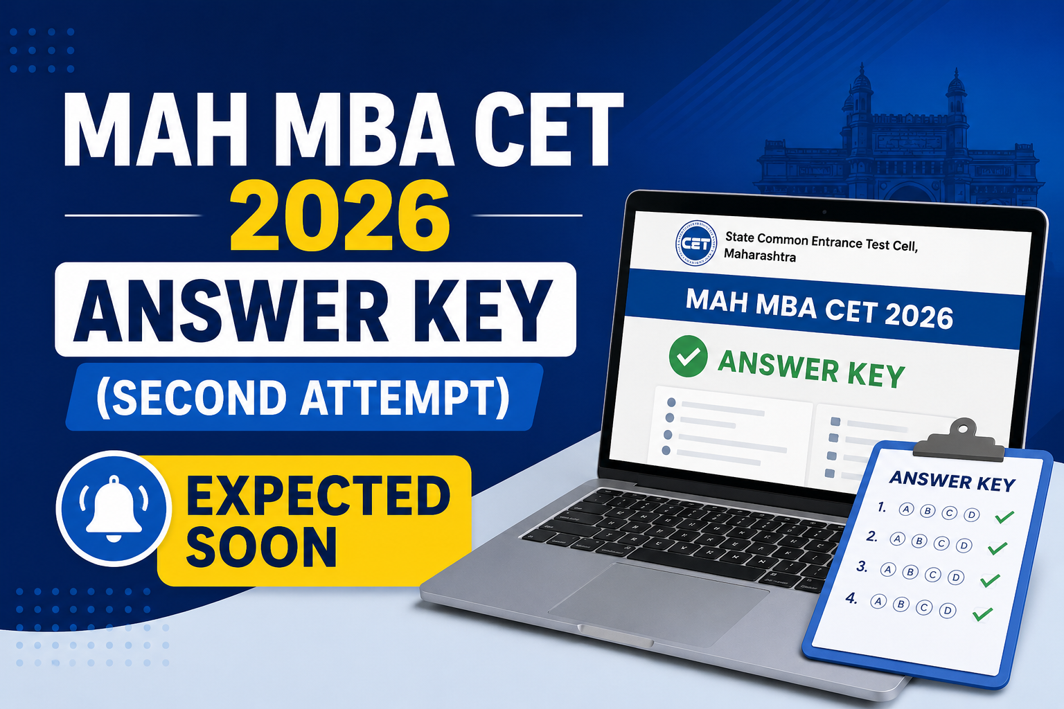MAH MBA CET 2026 Answer Key (Second Attempt) Expected Soon