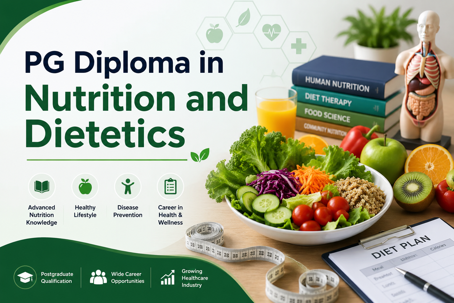 PG Diploma in Nutrition and Dietetics