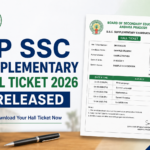 AP SSC Supplementary Hall Ticket 2026 Released