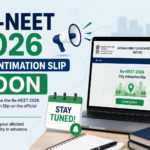 Re-NEET 2026 City Intimation Slip Soon @neet.nta.nic.in; How to Check Revised Exam City Online?
