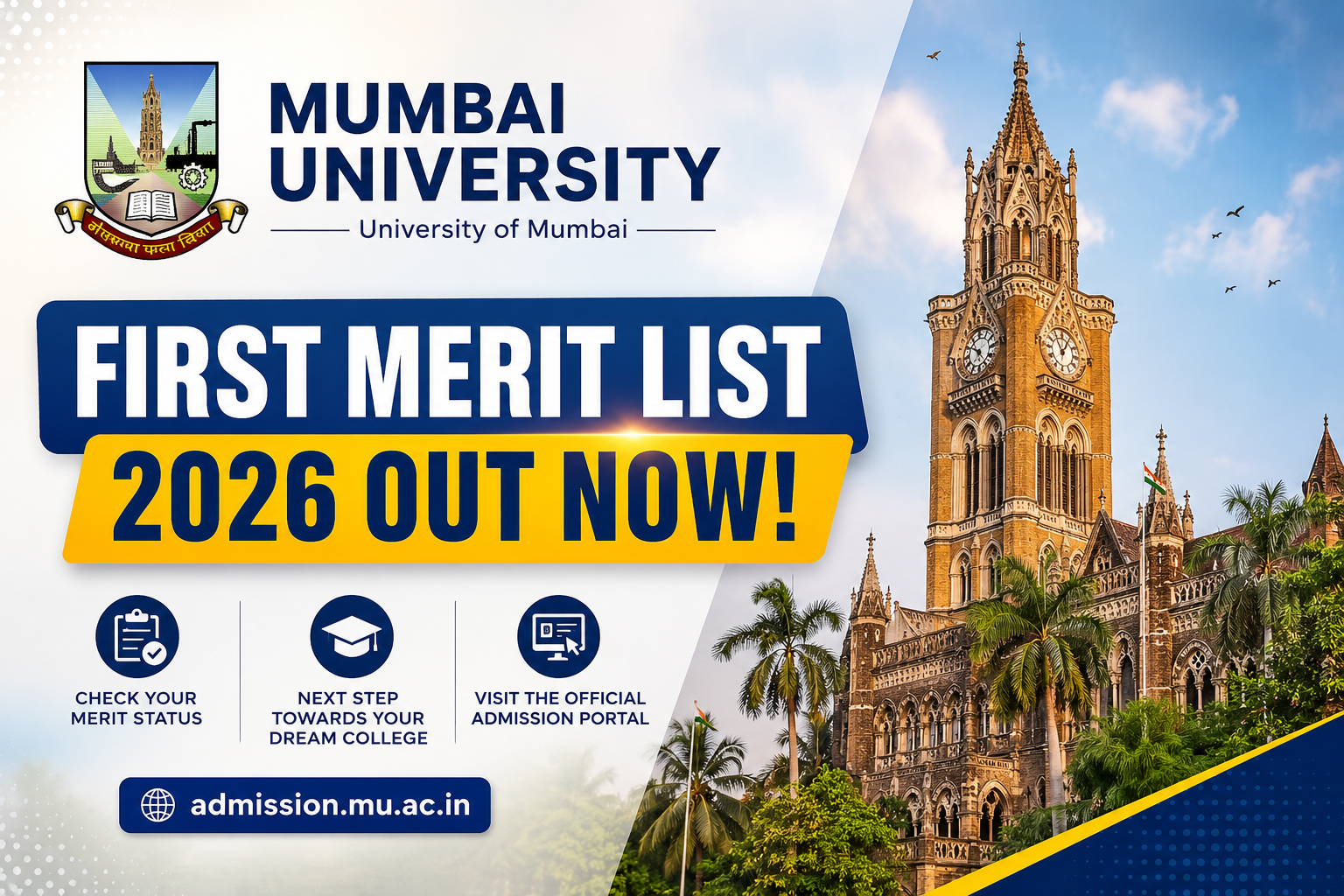 Mumbai University PG Admission 2026
