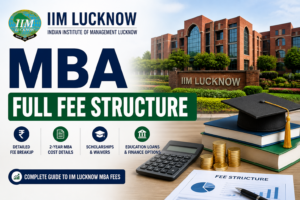 IIM Lucknow MBA Fees 2026: Full 2-Year Cost & Scholarship Waivers