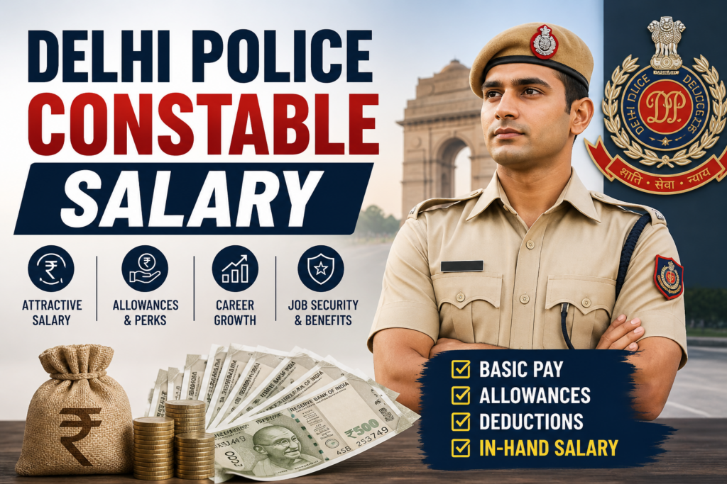 Delhi Police Constable Salary 2026: Pay Scale, Allowances, Perks & Career Growth