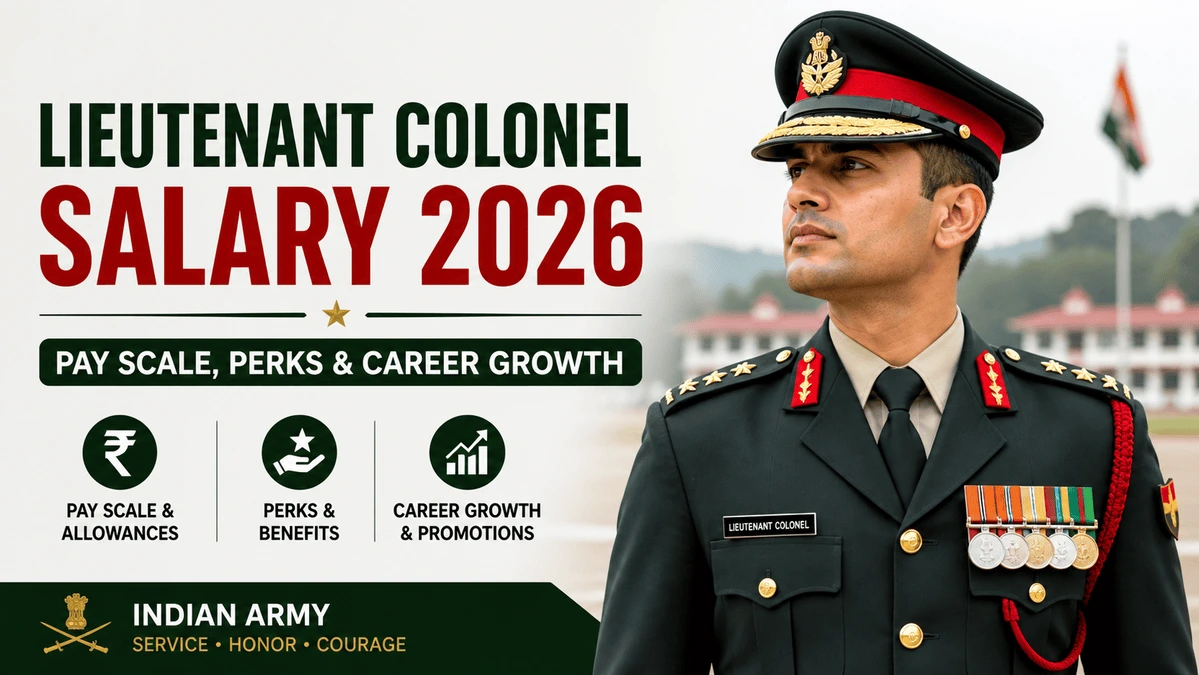 Lieutenant Colonel Salary in Indian Army 2026