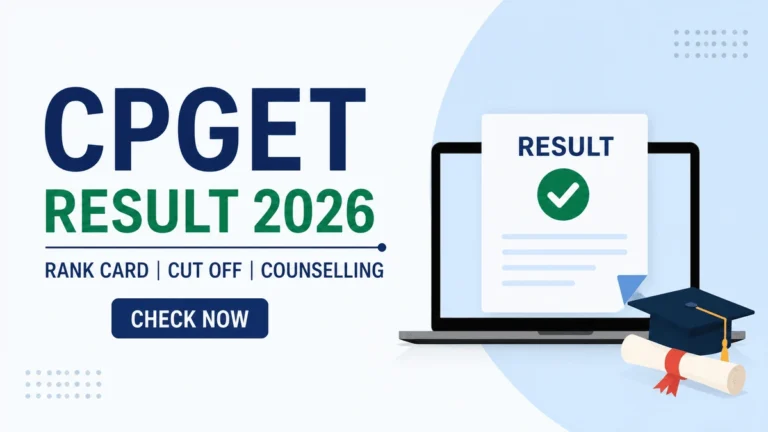 CPGET Result 2026