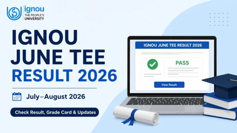 IGNOU June TEE Result 2026