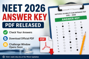 NEET 2026 Answer Key PDF