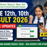 HBSE 12th, 10th Result 2026 @bseh.org.in Live: Check Haryana Board Result Date & Time Here