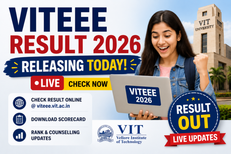VITEEE Result 2026 Releasing Today