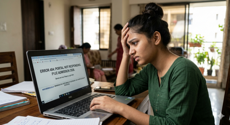 Maharashtra FYJC Admission 2026 Portal Glitch