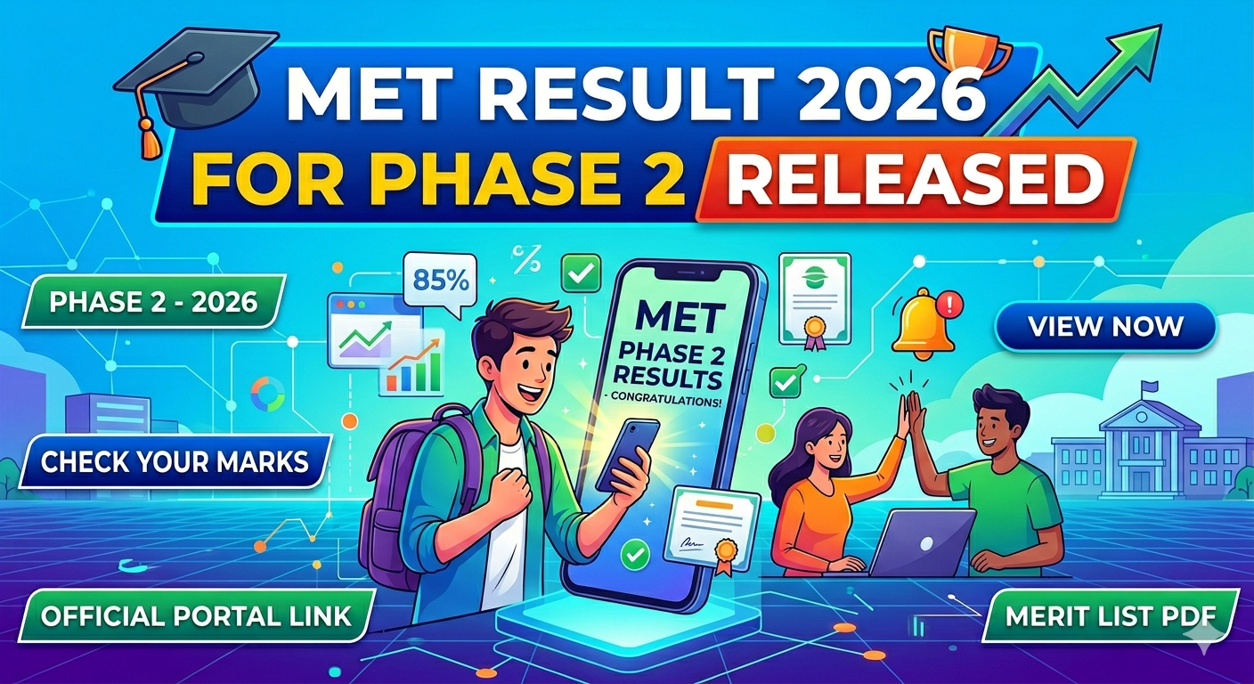 MET Result 2026 for Phase 2 Released