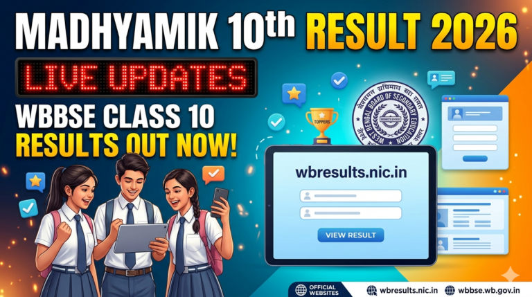 WB Madhyamik Result 2026 Live Updates